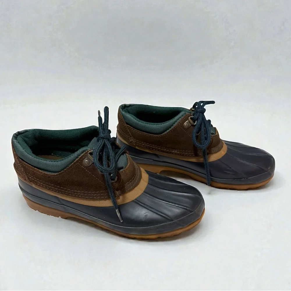 G.H. Bass & Co. Navy, Brown and Green Duck Boots
